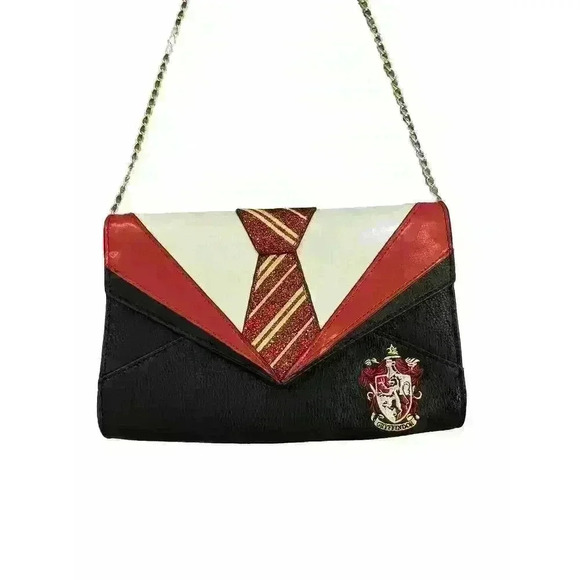 Danielle Nicole Harry Potter Gryffindor Uniform Clutch Red Optional Strap - Picture 1 of 9